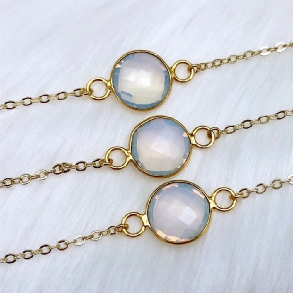  White Opal Necklace - Picture 4 of 8